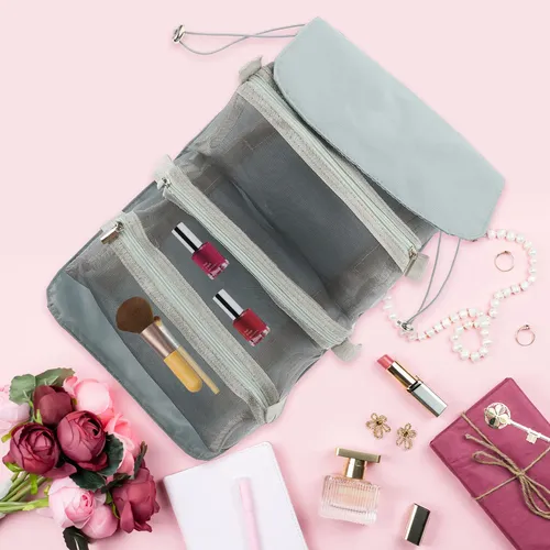 Bolso De Viaje Para Maquillaje Con Gran Capacidad