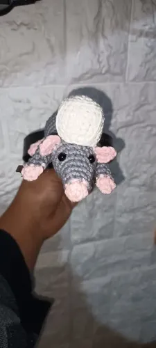 Vincha Divertida Del Ratón De Ratatouille Tejido A Crochet