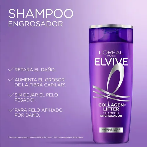 Shampoo Elvive Collagen Lifter 400ml L´oréal París