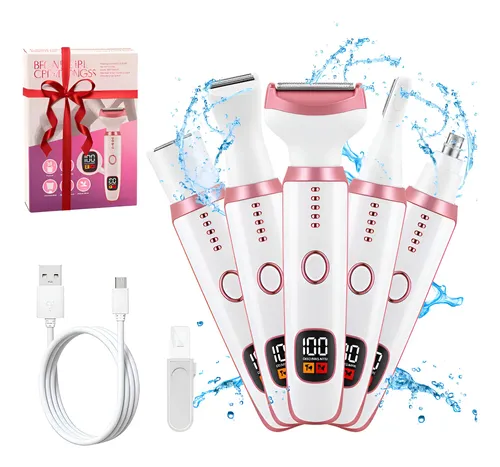 Y Depiladora Eléctrica Mujer Rasuradora Facial Y Corporal