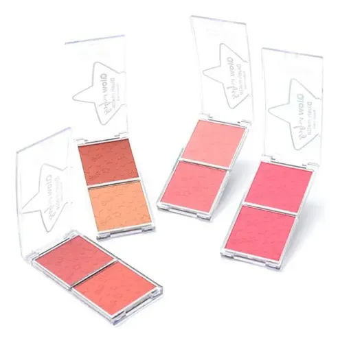 Paleta De Rubor Duo Blush Dos Colores Glow Ribes Skora