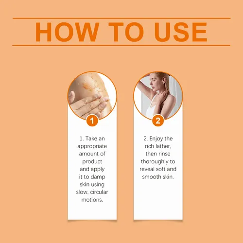 Gel De Baño Hidratante Exfoliante Turmeric&vc, Rico En Espuma Vainilla