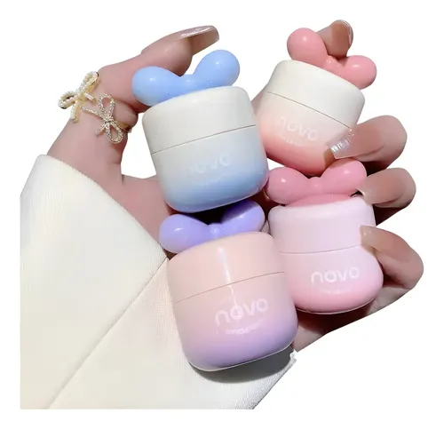 Novo Labial Mate Terciopelo Moñitos Labial Cute Coreano