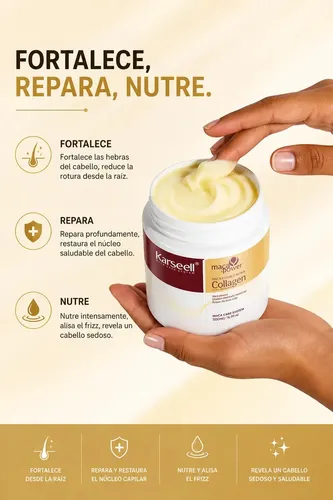 Karseell Maca Power Máscara Capilar Con Colágeno 500mL
