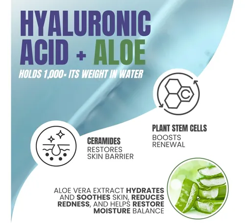 Crema Corporal Alozera Ácido Hialurónico Aloe Vera 2x500ml