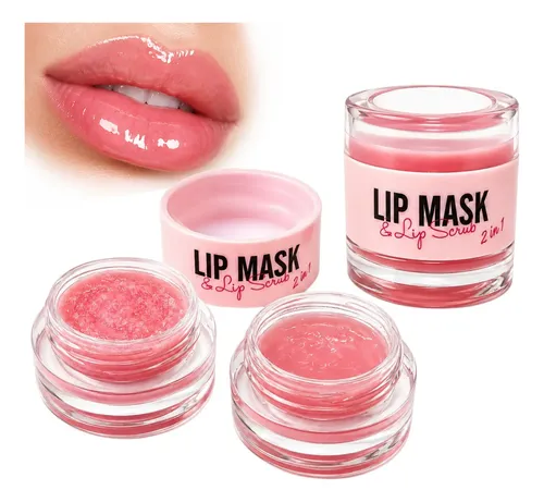Lip Mask & Lip Scrub Mascarilla Y Exfoliante Labios By Ushas