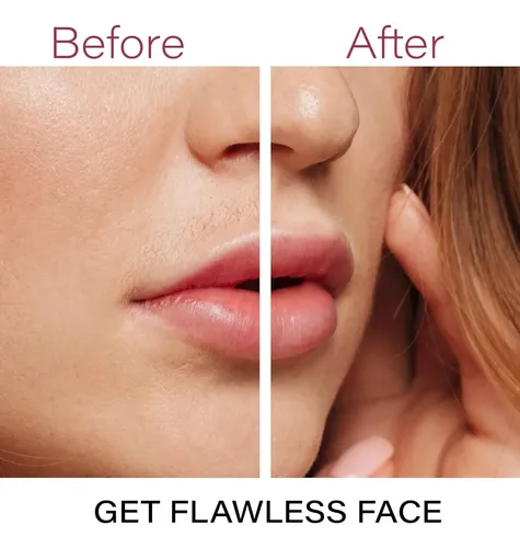 Depiladora Facial Eléctrica Para Mujer, Tamaño Compacto