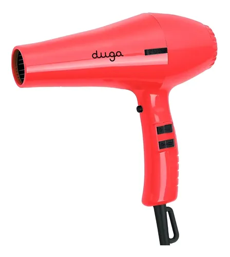 Secador De Pelo Profesional Duga 3600 D3600 Color Rojo