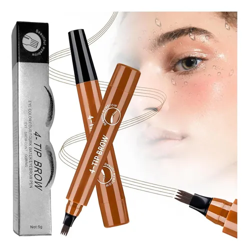 Lápiz Microblading De Cejas Resistente Al Agua 2 Piezas