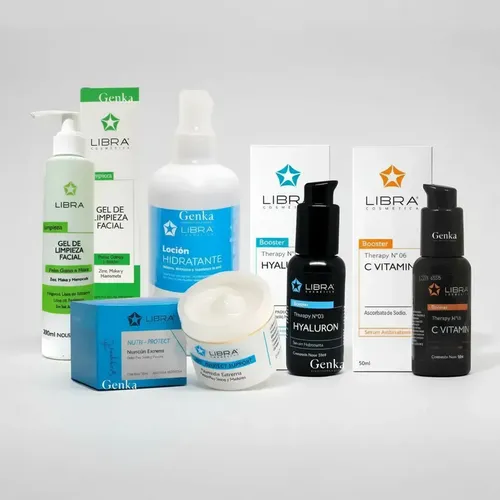 Kit Rutina Skincare Piel Mixta Hialuronic + Vitamina C Libra