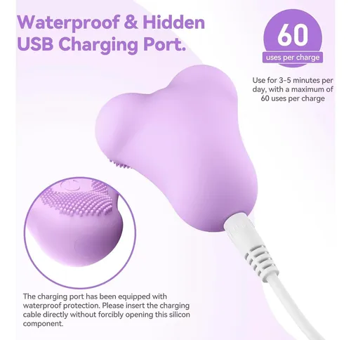 Dispositivo Facial Masajeador Limpiador Dual De Silicona