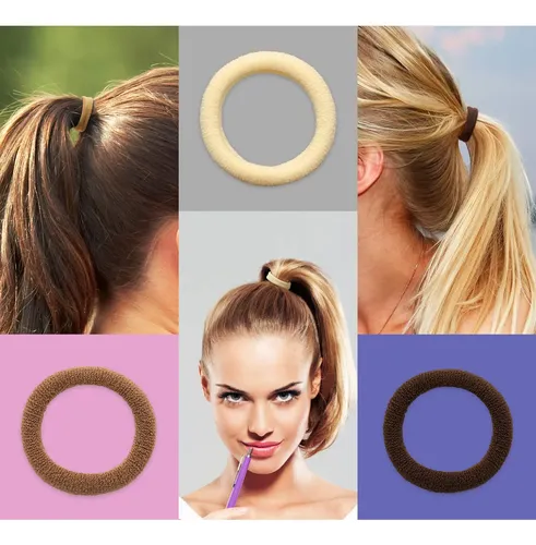 Cintas Para El Pelo Jiris De Algodón Marrón, 100 Unidades, E