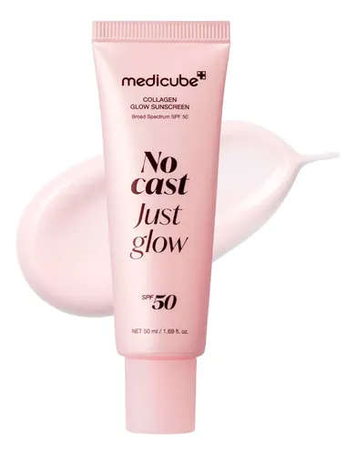 Medicube No Cast Just Glow Protector Solar Spf50 Colágeno