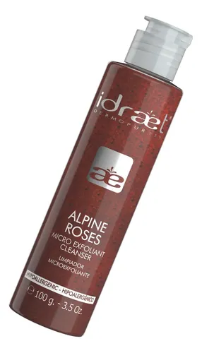 Idraet Alpine Roses Gel Limpiador Microexfoliante 100g Tipo de piel Todo tipo de piel