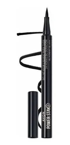 Avon Delineador Liquido Súper Definicion Negro Efecto Mate