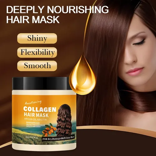 Mascarilla Y Tratamiento Capilar Lskinbath Con Colágeno Para