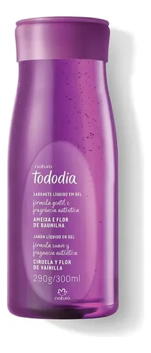 Jabón Líquido Gel Tododia Ciruela Y Flor De Vainilla Natura
