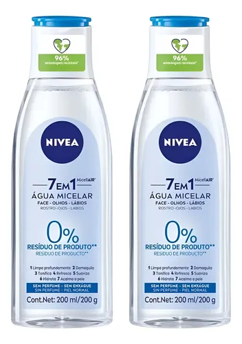 Pack Agua Micelar Nivea 200 Ml