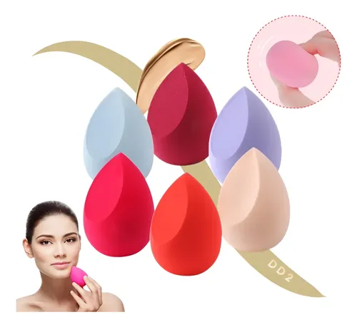 Esponjas Blender Aplicar Maquillaje Base Corrector Recto