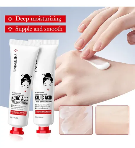 Crema De Manos Con Ácido Kójico, Niacinamida, Hialurónico, B