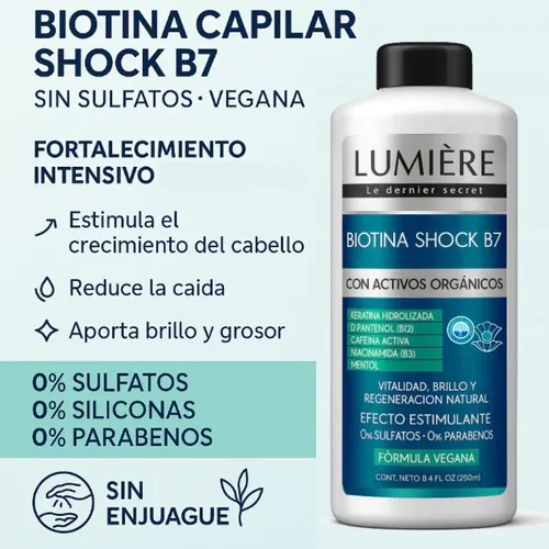 Kit Biotina +keratina Organica Sin Formol +anti Frizz