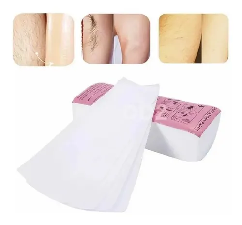 Bandas De Papel X100u Cera Depilación Descartable Profesiona