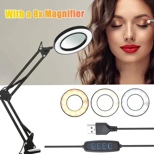 Lámpara De Mesa Led Con Brazo Flexible Para Estudio