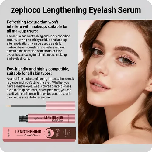 Máscara De Maquillaje De Pestañas, Revestimiento Suave, Lige