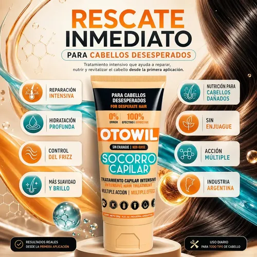 Crema Para Peinar Socorro Capilar Sin Enjuague X120g