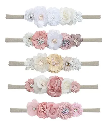 5 Diademas For Bebés, Accesorios For El Pelo For Niñas