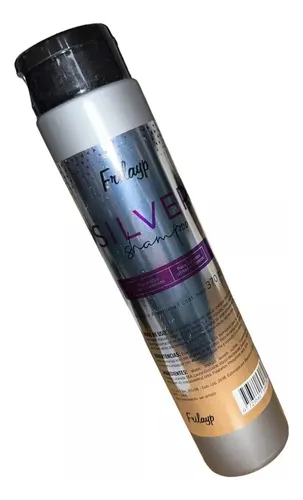 Kit Shampoo Silver Frilayp Matizador Para Cabellos 370ml X3