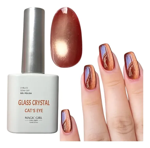 Esmalte Semipermanente Cat Eye Glass Cristal Magic Girl