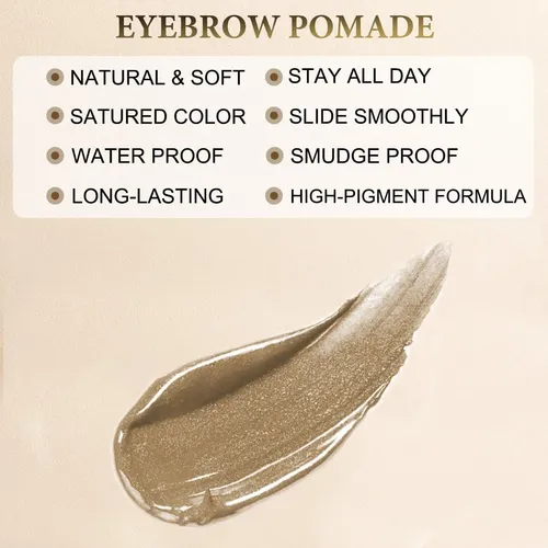 Kit De Cejas Lavone Rubio Oscuro Con Pomada Y Lápiz