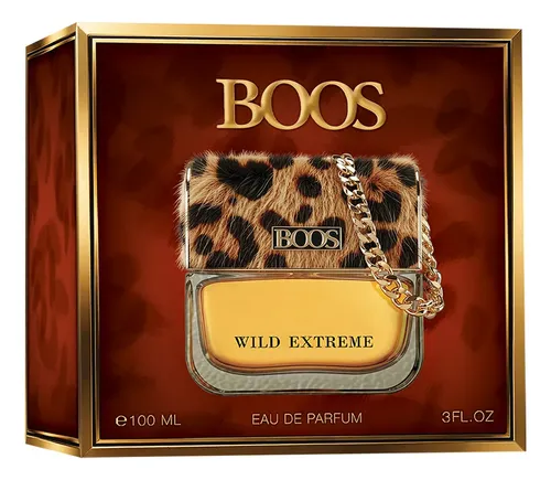 Perfume Boos Wild Extreme Edp 100ml Para Mujer Con Cartera