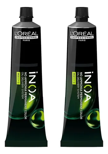 2 Tintura Inoa L’oréal Professionnel Sin Amoníaco 60ml