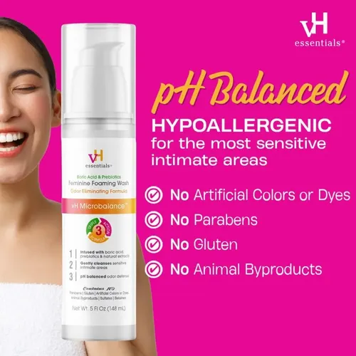 Lavado Íntimo Vh Essentials Con Ácido Bórico Y