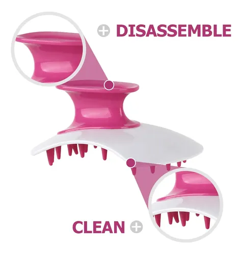 Cepillo Para Cuero Cabelludo Y Cabello, Silicona, Baño, Sham