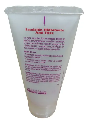 Mary Bosques Emulsión Anti Frizz Rulos X150g Sin Enjuague