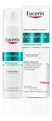 Eucerin Dermopure oil control serum triple efecto antibrillo tipo de piel grasa 40 ml