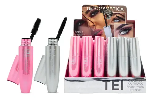 Mascara De Pestañas Waterproof Feels Tei Negro