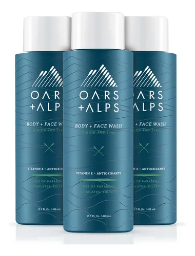 Gel De Baño Y Rostro Hidratante Para Hombres Oars + Alps 400