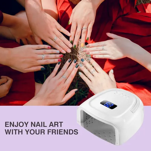 Lámpara De Uñas Led Uv Nailface Inalámbrica 60w Con