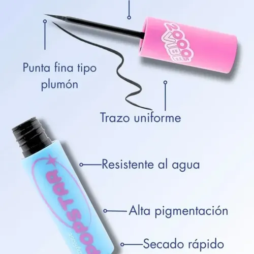 Delineador Liquido Ruby Rose