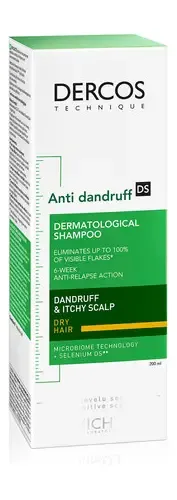 Dercos Shampoo Anticaspa Seca 200ml Vichy