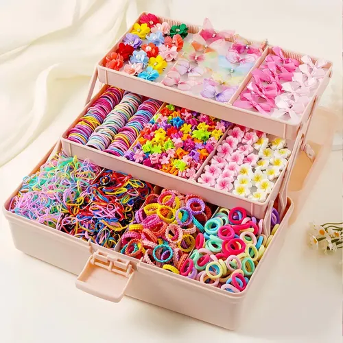 Set 748 Accesorios Para El Pelo Nena Sin Caja 748pcs Girls Hair Accessories Set
