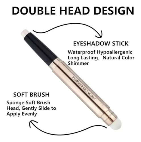 Maquillaje En Barra De Sombra De Ojos Rosa, Protector De Ojo