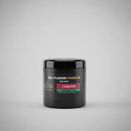 Gel Fijador Beauty Walfor Premium For Men Cemento 450 G