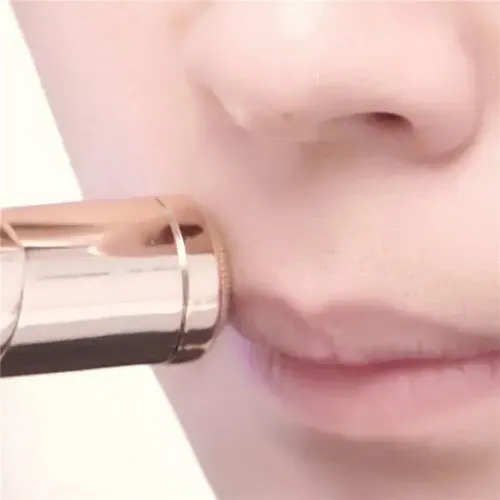 Depiladora eléctrica portátil para rostro, cejas y cuerpo