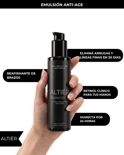 Crema Anti Age De Manos Y Brazos Altier Dermoelite