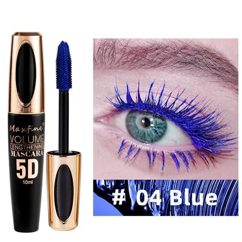 Set De Rímel Makeup Maxfine 5d Impermeable, Resistente Al Su